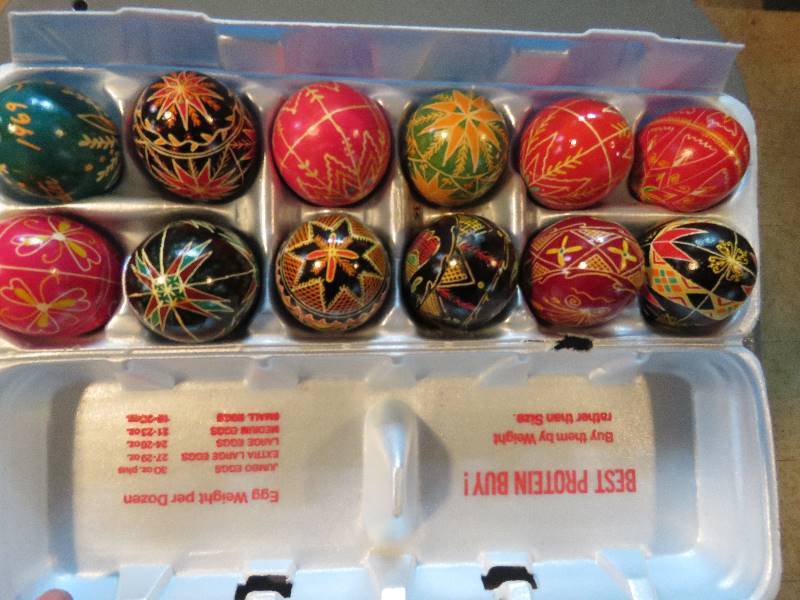lot 293 image: Ukrainian Easter Eggs