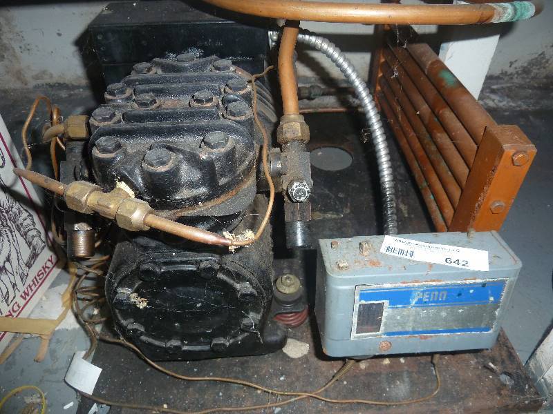 lot 642 image: water cooled condensing unit