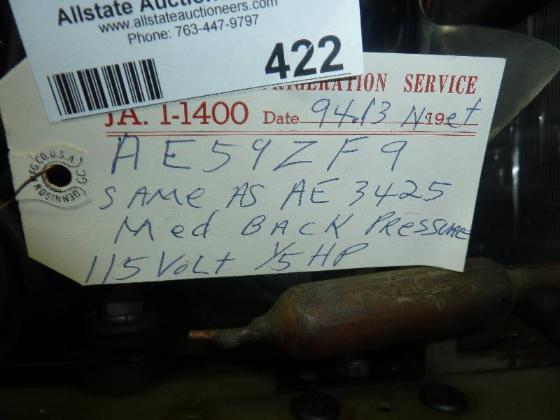 lot 422 image: Compressor