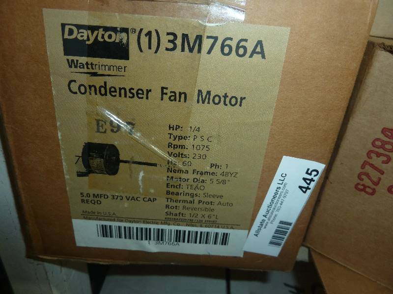 lot 445 image: Condenser Fan Motor