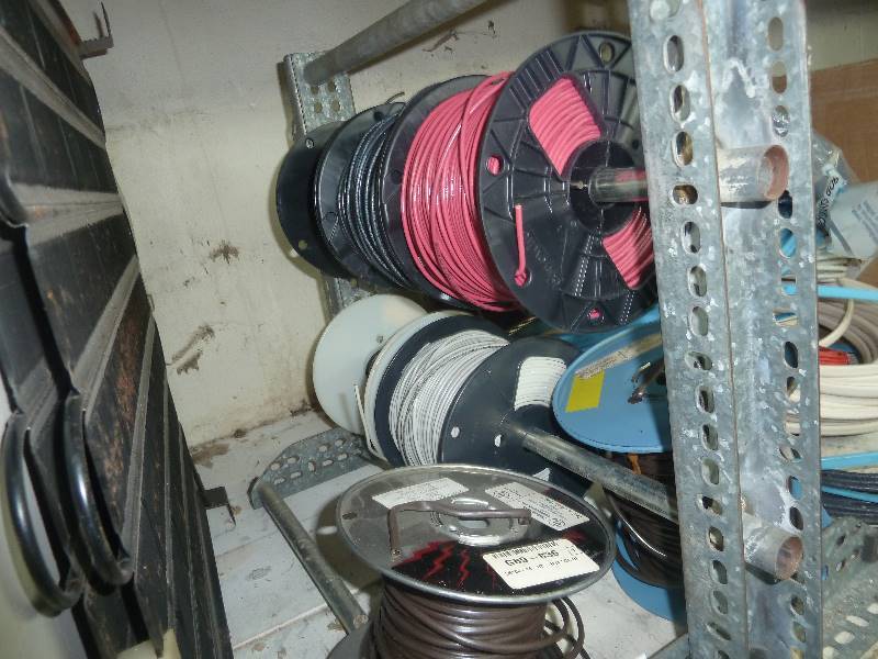 lot 488 image: Spools of wire
