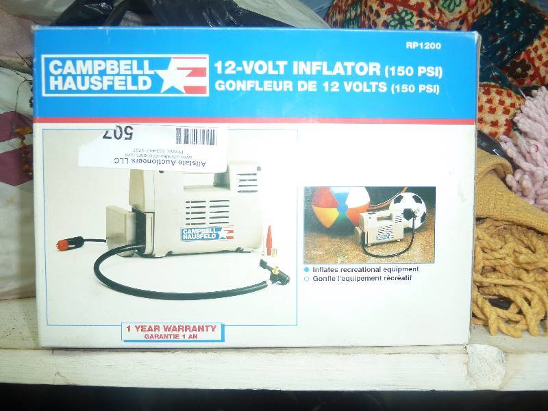 lot 507 image: 12 Volt Inflator