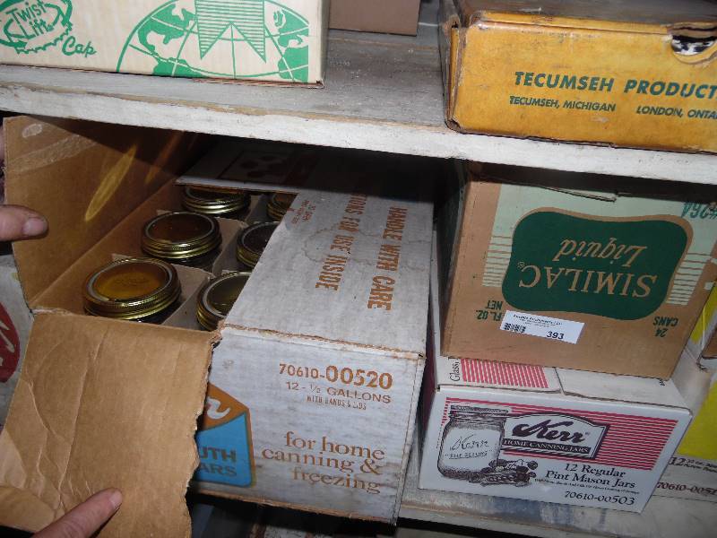 lot 393 image: Canning Supplies