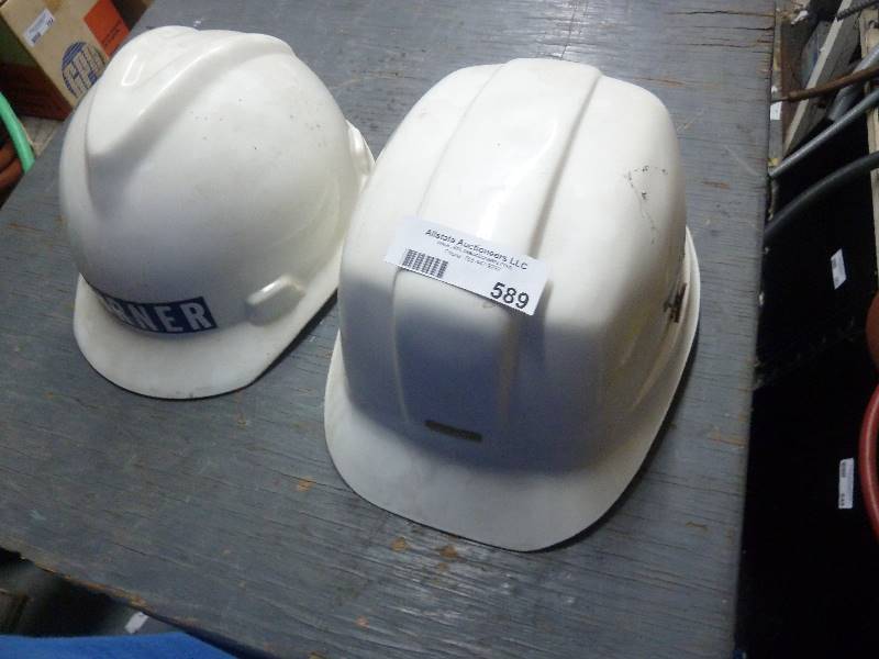 lot 589 image: Hard hats