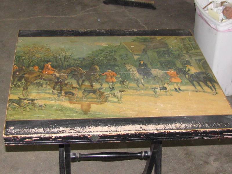 lot 65 image: Wood Folding Card Table