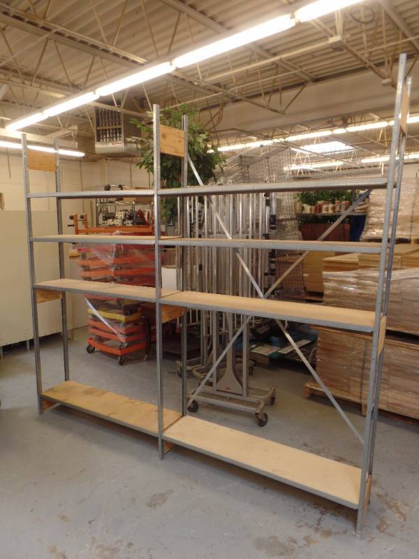 2 Bay Warehouse Shelving Units