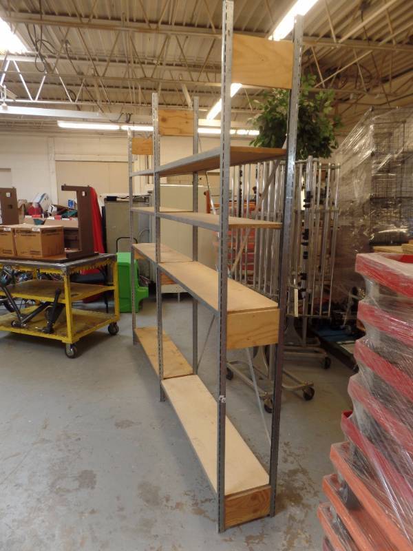 4 Bay Warehouse Shelving Units