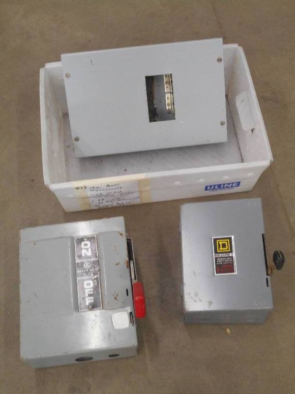 lot 46 image: Lot Of (3) Switch Boxes--See Pictur...