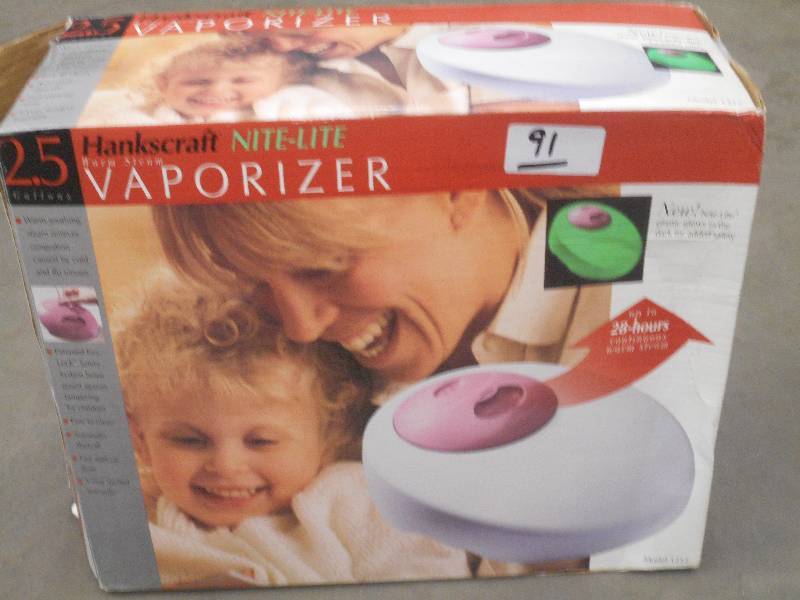 lot 91 image: Hankscraft Nite-Lite Vaporizer ...