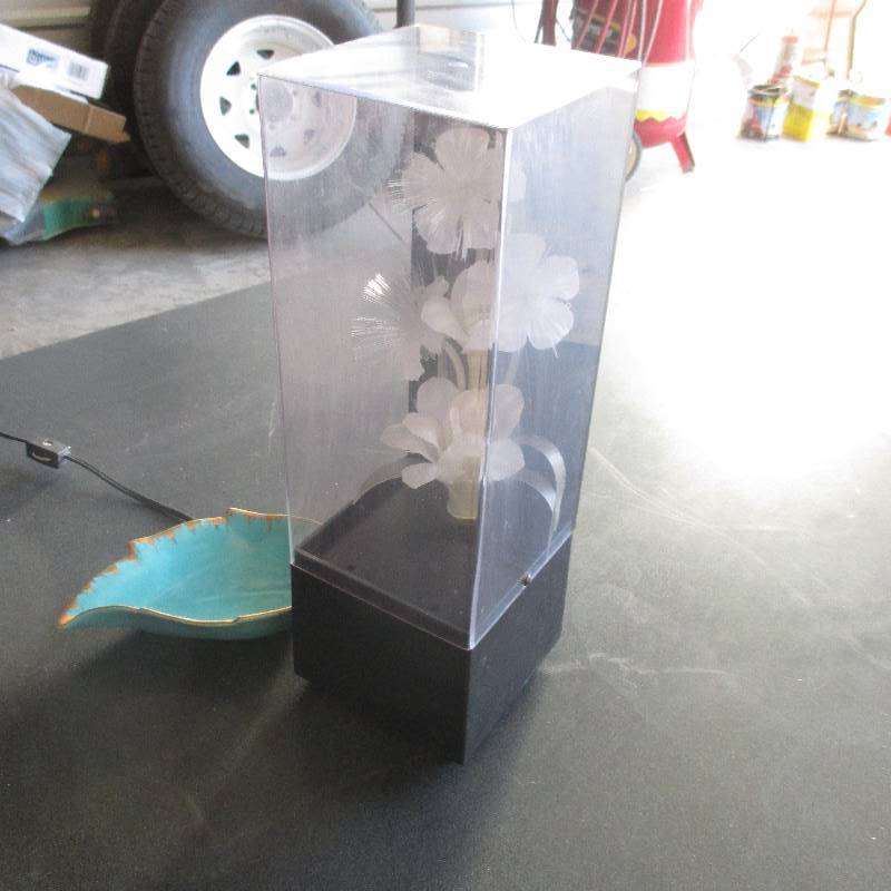 CANDY DISH  LIGHT UP FLOWER DECORTATION