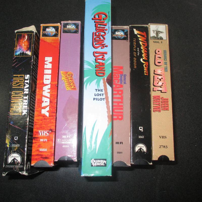7 VHS TAPES