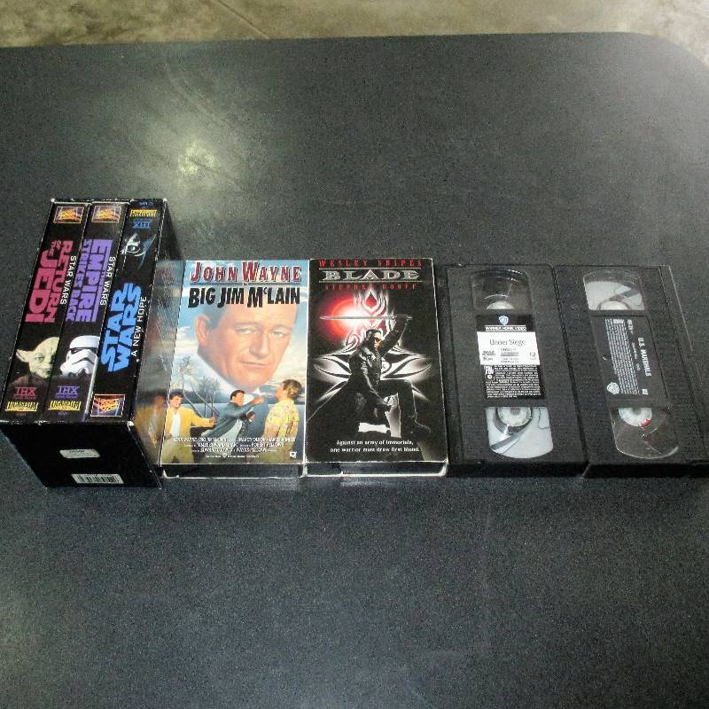 7 VHS TAPES