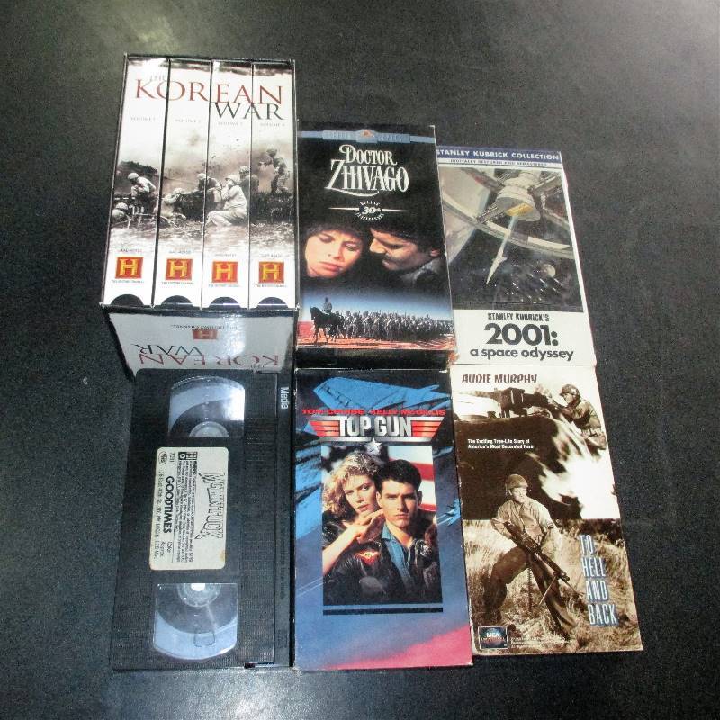 9 VHS MOVIES