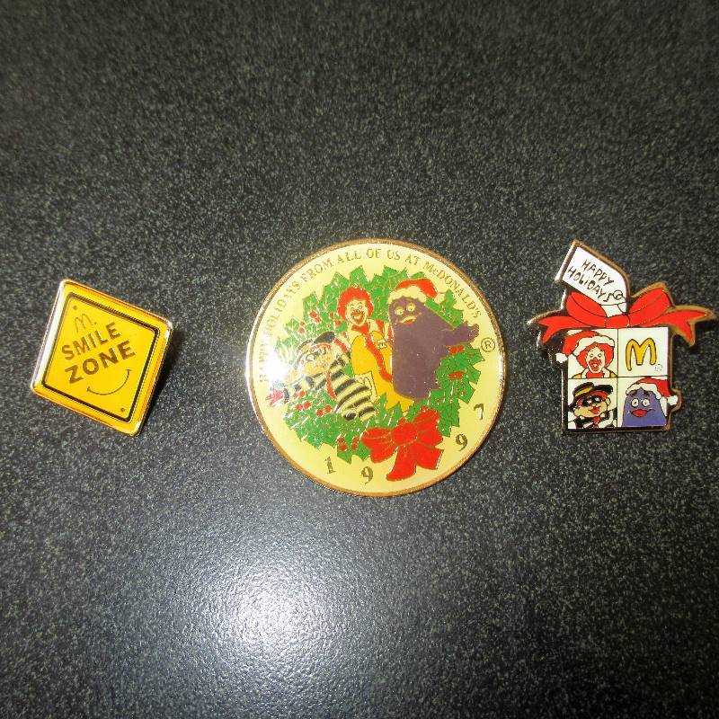RARE MCDONALDS PINS