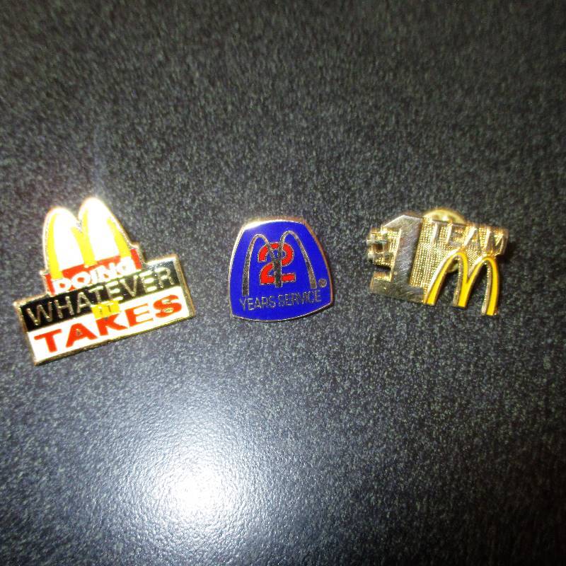 RARE MCDONALDS PINS