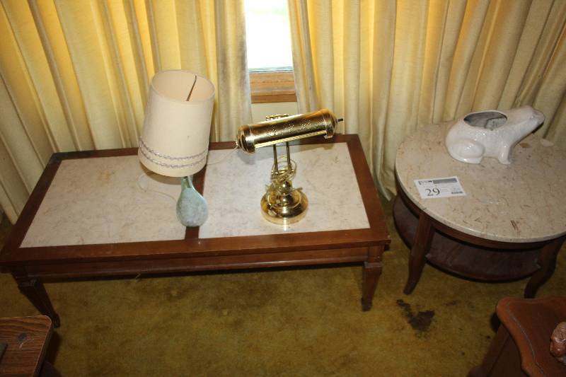 lot 29 image: Coffee Table & End Table