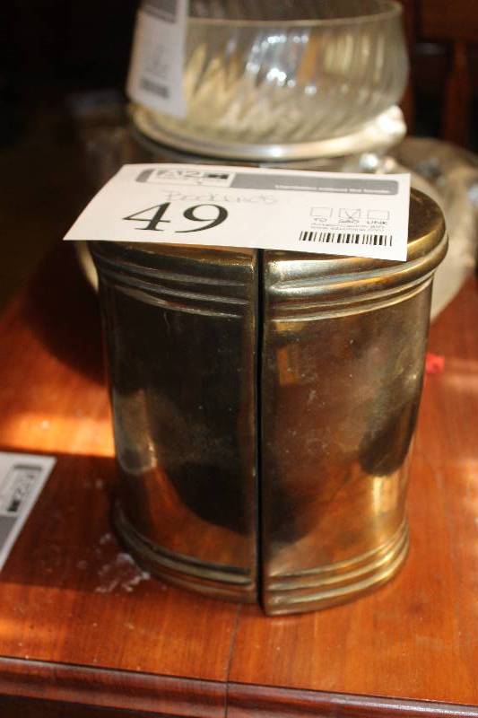 lot 49 image: Metal Bookends