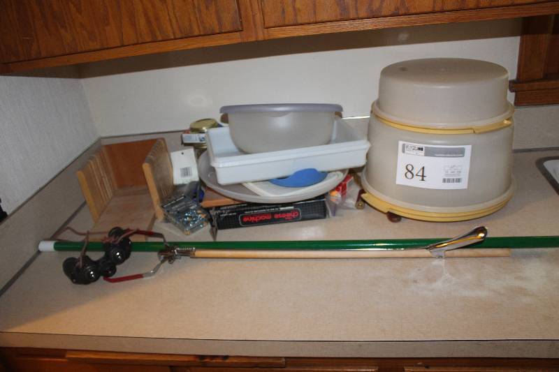 lot 84 image: Lot of Kitchenwares Including Cheese Slicer, Tupperware, And More