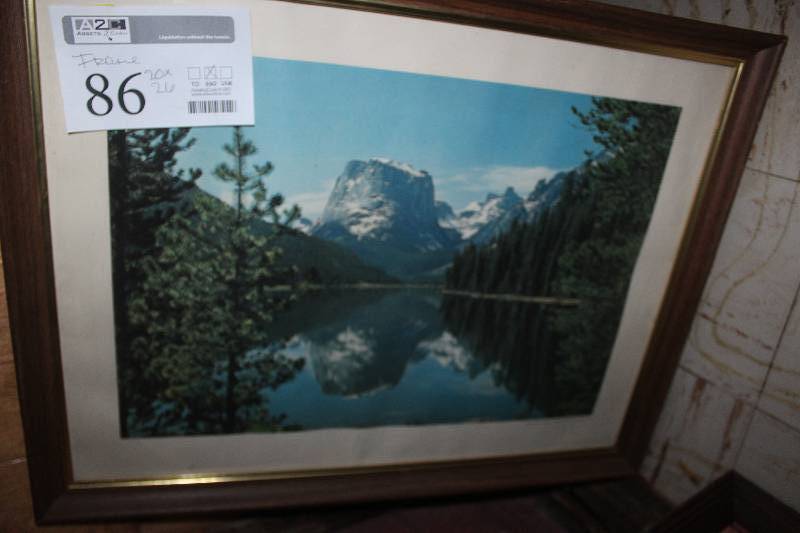 lot 86 image: Framed Wall Art