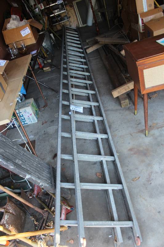 lot 110 image: 20 Extension Ladder