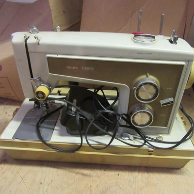 Sewing Machine & Misc. Items