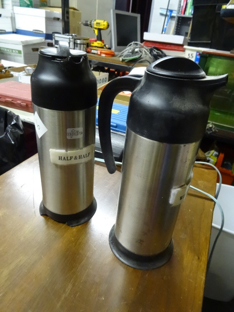 2 Milk Thermos Dispensers