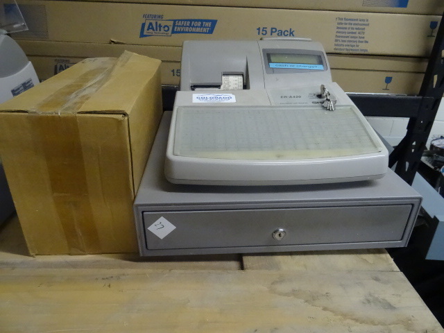 Sharp Electric Cash Register. ER-A420.