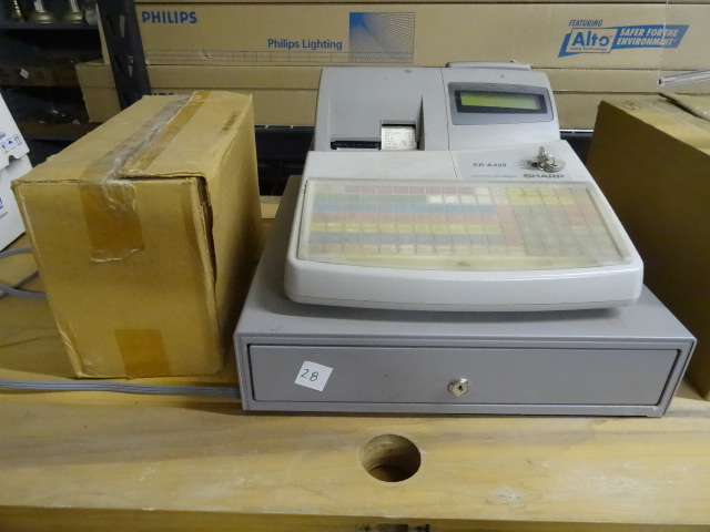 Sharp Electric Cash Register. ER-A420.