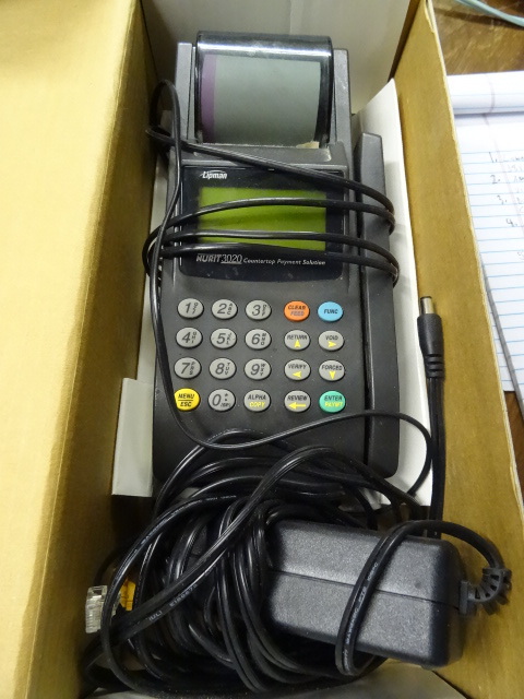 Nurit 3020 Counter Top Credit Card Mac