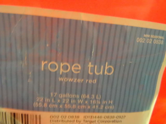17 Gallon Tub. Aluminum Case.