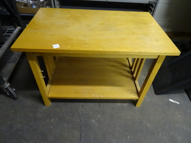 Wood End Table 32 X 21 X 21
