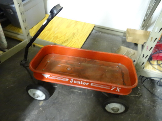 Vintage AMF Junior 7X Metal Wagon