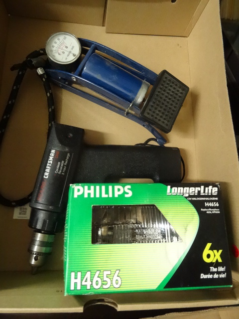 Air Pump. Craftsman Cordless Drill.