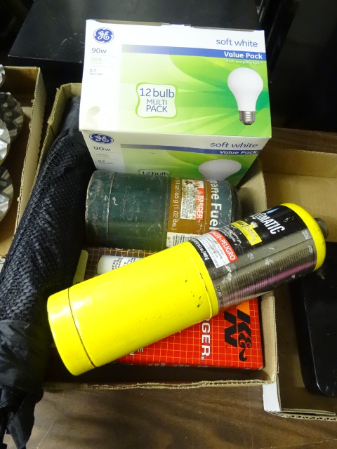 Propane and Map Gas, Light Bulbs,