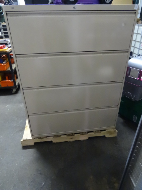 Hon 42 Metal 4 Drawer Lateral File