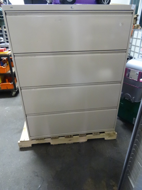 Hon 42 Metal 4 Drawer Lateral File