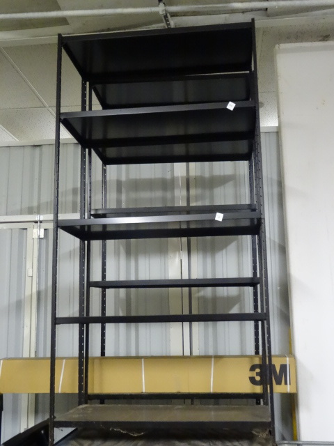 Metal Shelving Unit. 36 X 19 X 72