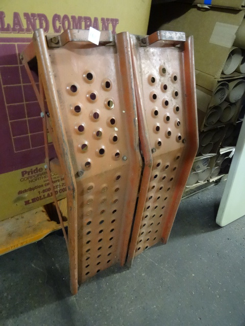 Pair of Metal Car Ramps