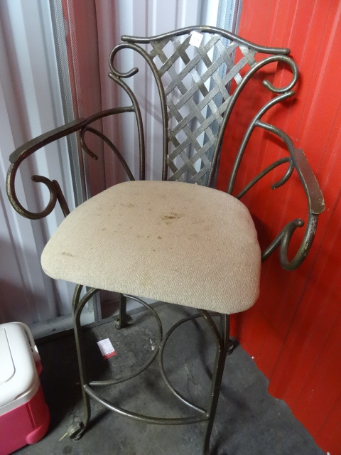 Metal Framed Stools Qty 2,