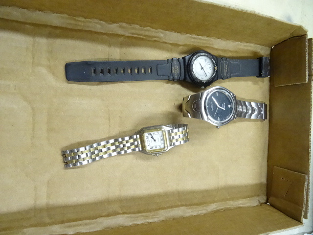 3 Mens Watches, Armitron, Marcel.