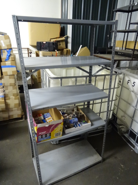 Metal Shelving Unit No Contents