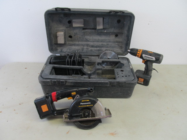 lot 77 image: Panasonic Metal Cutting Saw & Drill