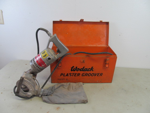 lot 78 image: Wodack Plaster Groover Power Tool