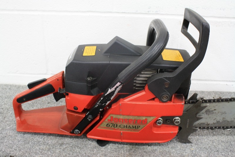Jonsered 670 Champ Pro Saw "Original Saw" with 4 Chains Chainsaws