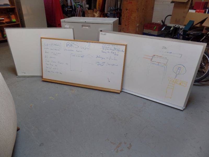 Filing Cabinet and White Boards