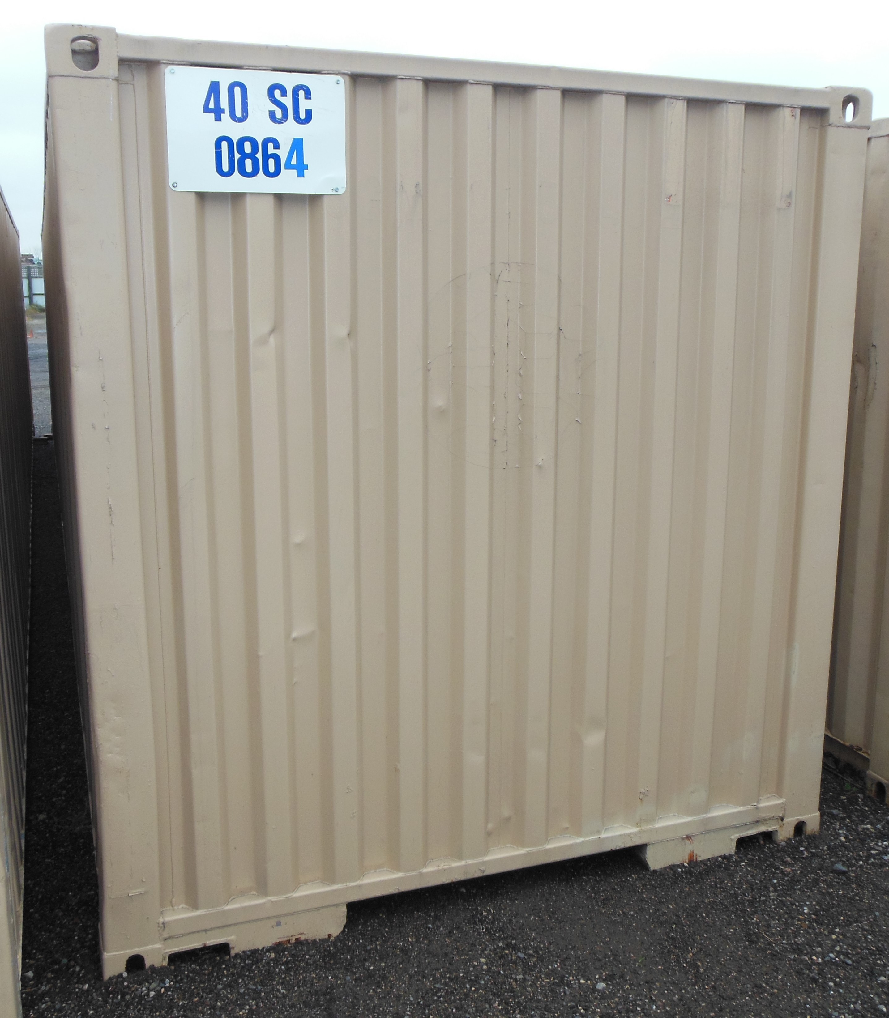 lot 3-40SC0864 image: 40 Steel Shipping Container  Storage Box  Sea Container