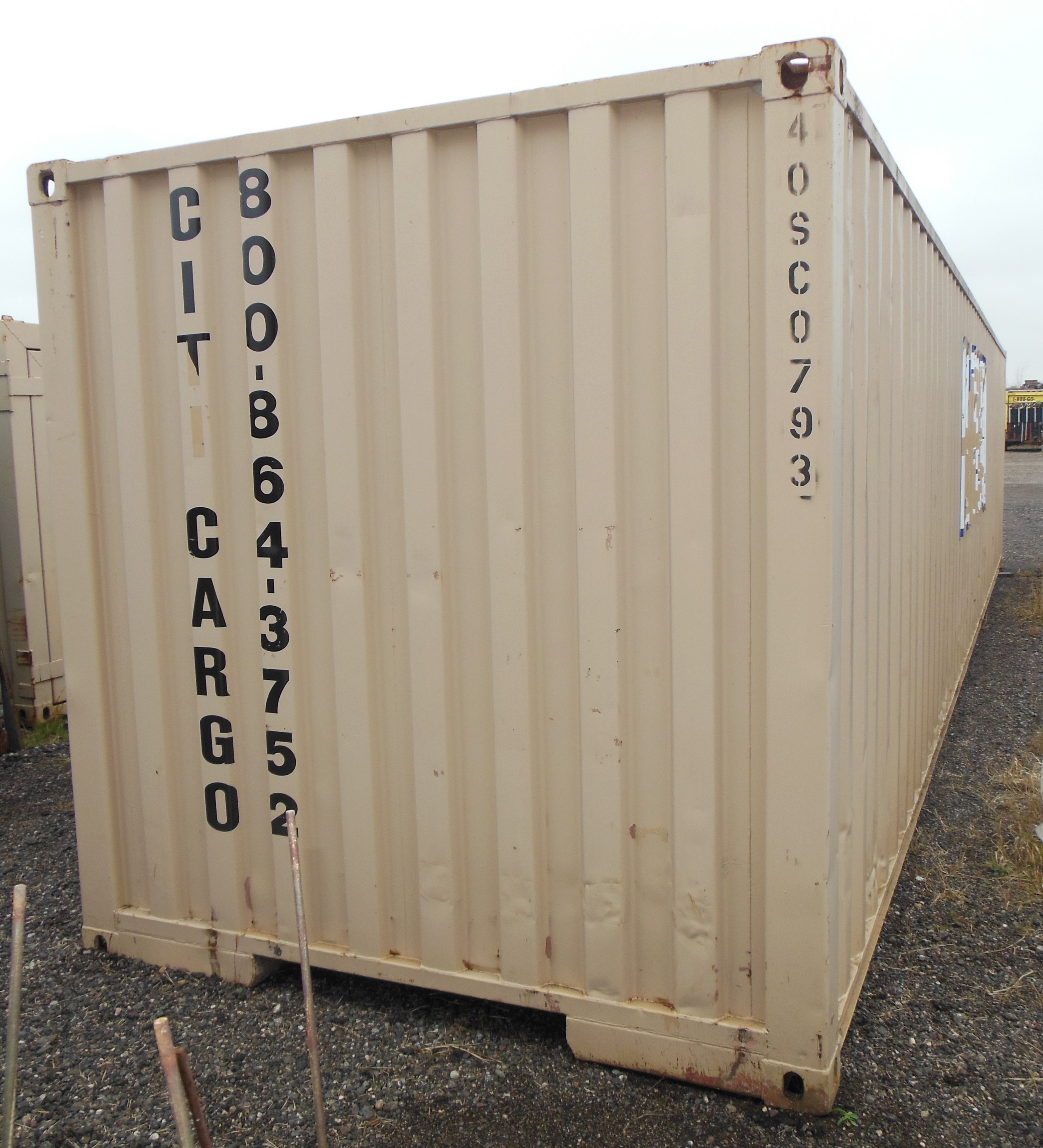 lot 5-40SC0793 image: 40 Steel Shipping Container  Storage Box  Sea Container