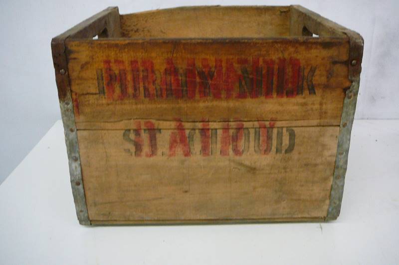 Wooden Milk Crate