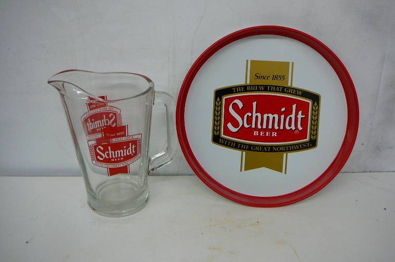Serving Tray with Pitcher