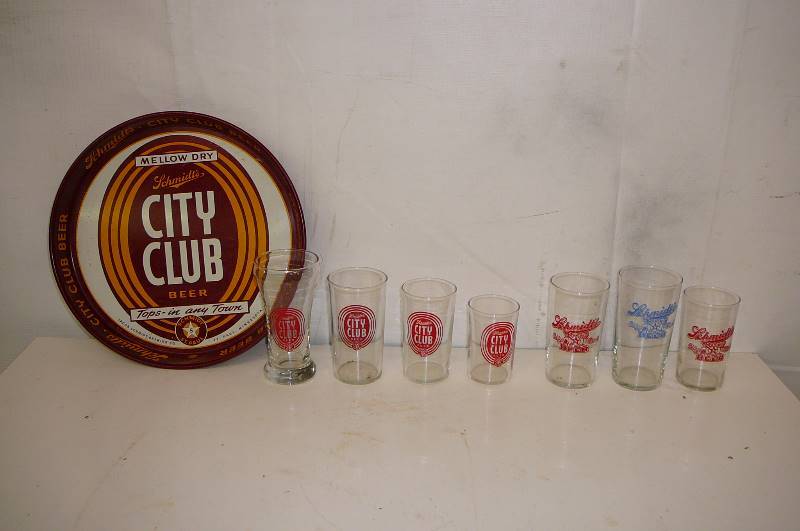 Serving Tray with Glasses